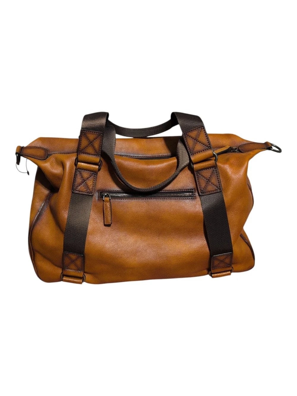 Genuine Leather Travel Bag for Men and Women Duffle Bag
